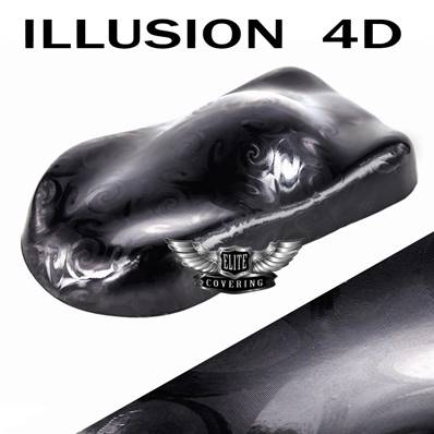 ( Illusion 4D ) Rouleau adhésif Auto-Moto-Déco-Maison