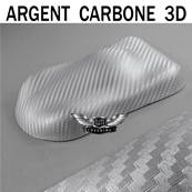 ( ARGENT CARBONE 3D ) Covering, film adhsif Auto / Moto / Dco, Meuble, etc